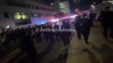 LAPD has begun firing crowd control munitions into the mob of rioters outside ICE Los Angeles | The people behinds the scenes are counting on unrest to put us in a Police State and disarm Americans