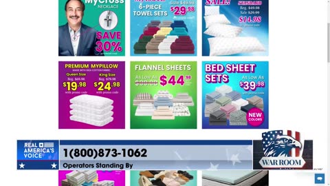 Order Your WarRoom Posse Exclusive Deals Today With Promo Code WARROOM At mypillow.com/warroom