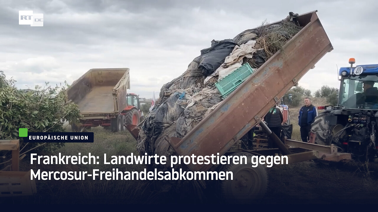 Frankreich: Landwirte protestieren gegen Mercosur-Freihandelsabkommen