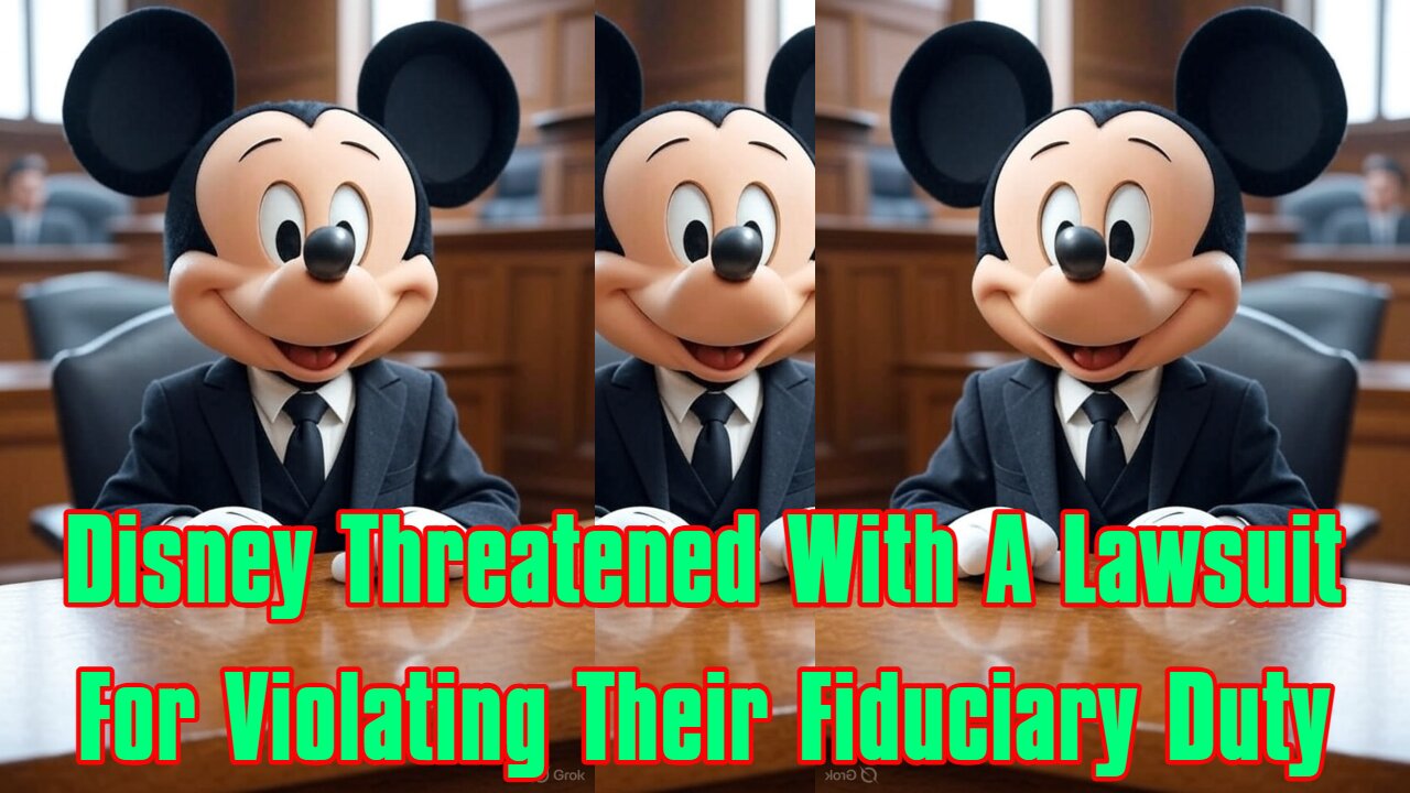Disney Threatened With A Lawsuit For Violating Their Fiduciary Duty