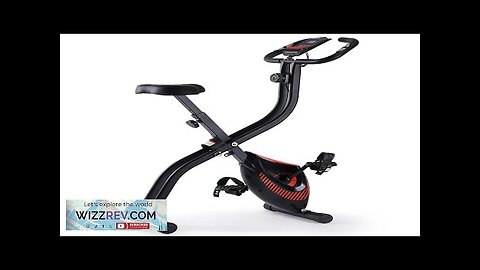 Exercise Bike Folding Stationary Bike Recumbent Exercise Bike Machine Home with LCD Review