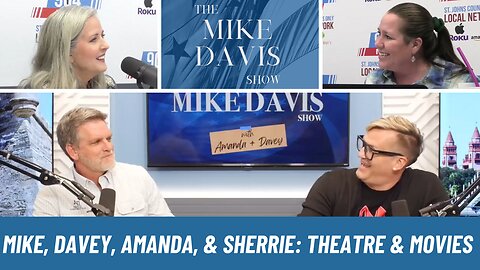 Mike, Davey, & Amanda with Sherrie of Limelight: Fundraiser & Movies