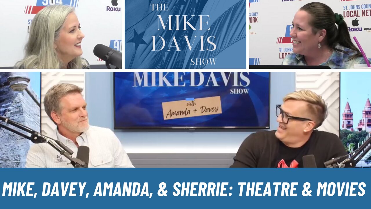 Mike, Davey, & Amanda with Sherrie of Limelight: Fundraiser & Movies