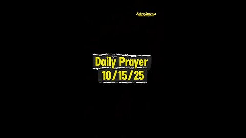 Daily Prayer 🙏 | 10/15/25 #MorningPrayer #MorningRoutine #Faith #DailyBlessing #DailyPrayer