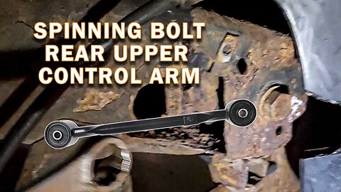 Fix a Spinning Bolt & Nut in the Frame | GMC Envoy & Trailblazer Rear Upper Control Arm Repair