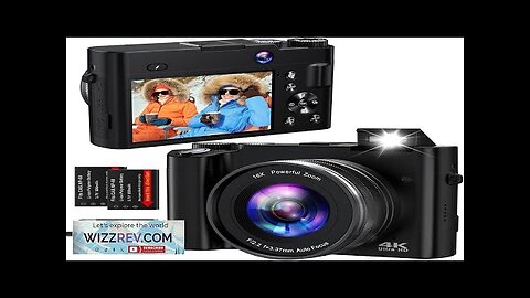 4K Digital Camera for Photography Autofocus 64MP Vlogging Camera for YouTube Review