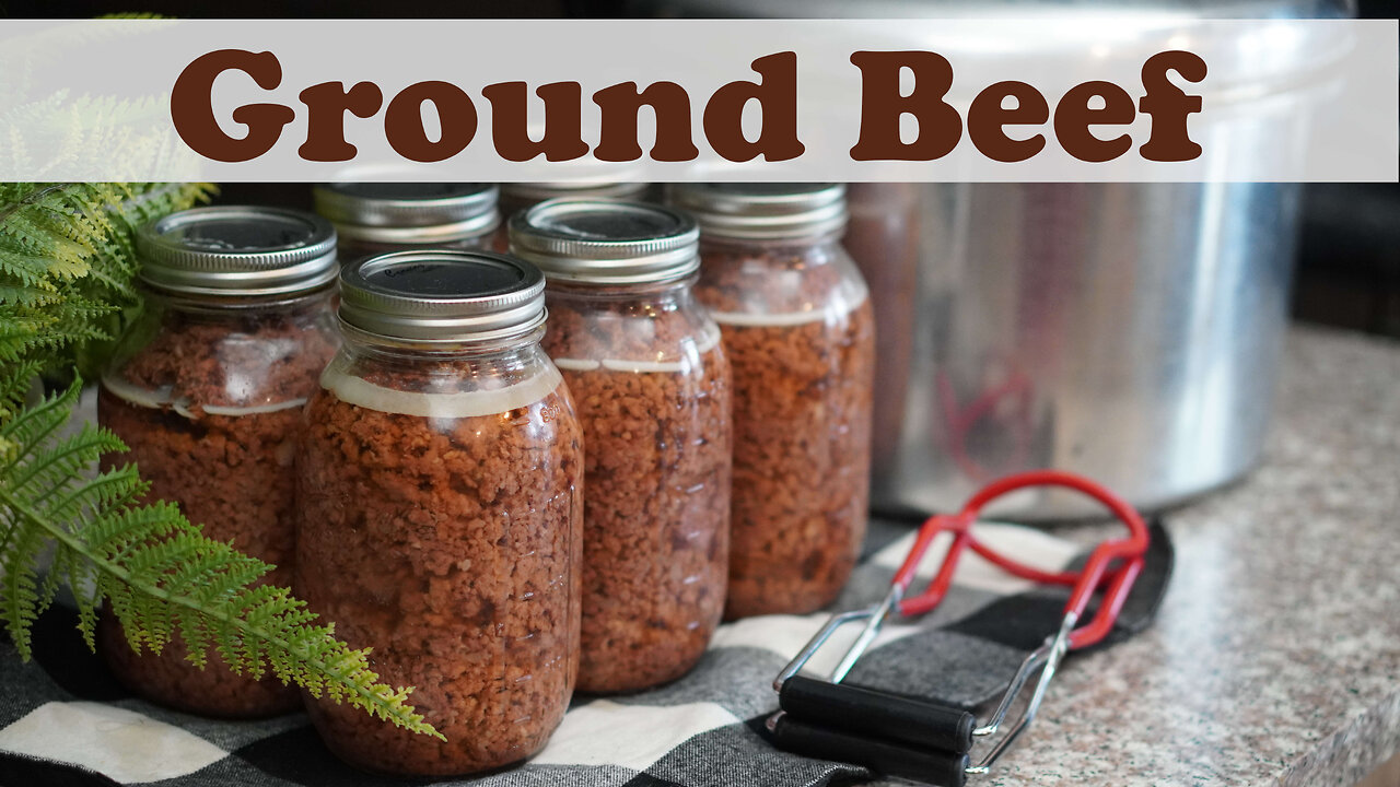 How to Can Ground Beef in a Pressure Canner