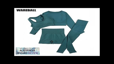 WAREBALL 2/3/4pcs Seamless Yoga Set Gym Clothes Sportswear Yoga Suits For Women Review