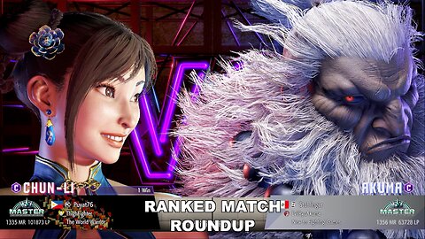 Kuya Kalbo SF6 Ranked Roundup. Chun Li Master Rank [Hori Fight Stick]