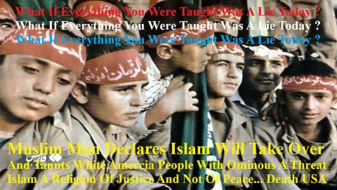 A Muslim Man Declares Islam Will Take Over And Taunts White People With Ominous Threat