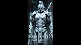 Greek States as Warriors | AI Generated