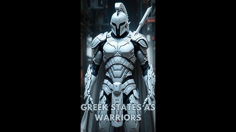 Greek States as Warriors | AI Generated