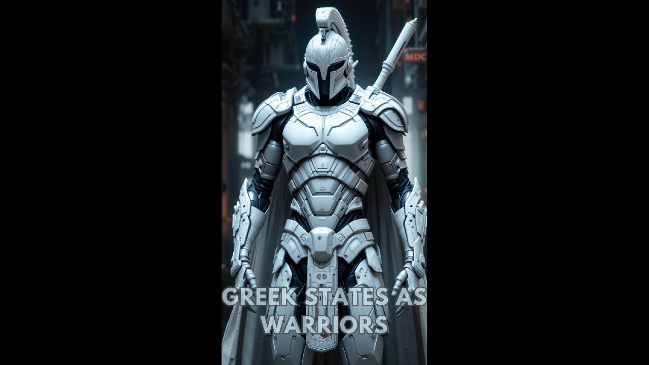 Greek States as Warriors | AI Generated