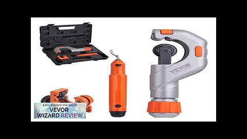 VEVOR 3PCS Tubing Cutter Set Heavy Duty Pipe Cutter 3/16"-2"OD Mini Review