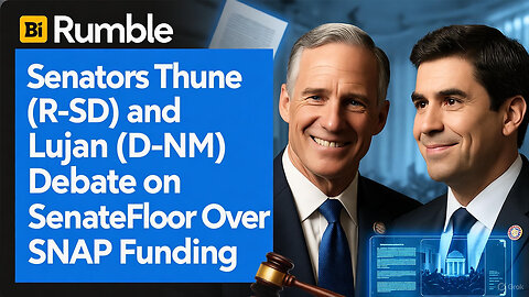 Senators Thune (R-SD) and Lujan (D-NM) Debate on Senate Floor Over SNAP Funding