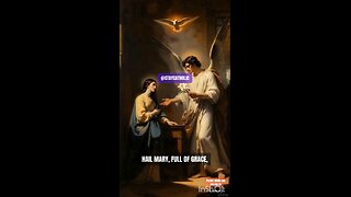HAIL MARY FULL OF GRACE THE LORD IS WITH THEE #truth #jesus #christ #king #mary #joseph #ihs #church