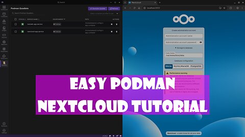 Setup Nextcloud the Easy Way with Podman Quadlets and systemd