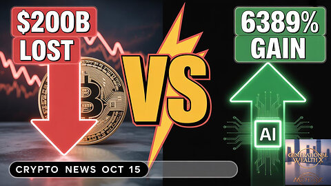 AI Crypto Exploded 6389% During Bitcoin's 200 Billion Dollar Crash