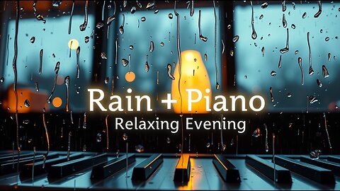 RELAXING RAIN + PIANO Music: The Perfect Mix for a Relaxing Evening 🌧️🎹 #1282