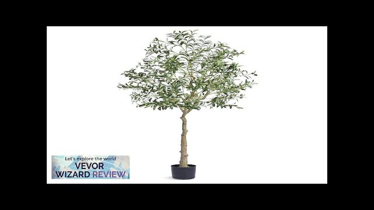 VEVOR Artificial Olive Tree 6 FT Tall Faux Plant Secure PE Material Review