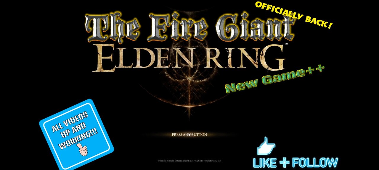 Elden Ring: The Fire Giant, New Game+2 vs Ghiza's Wheel! {re-upload}.