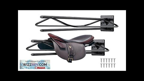 VEVOR Saddle Rack with Pad Bar 2 Packs Wall Mounted Horse Saddle Review