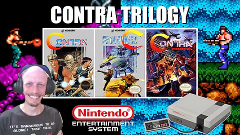Contra Trilogy (NES): Run & Gun Down the Parasitic Space Aliens to Save the World three times