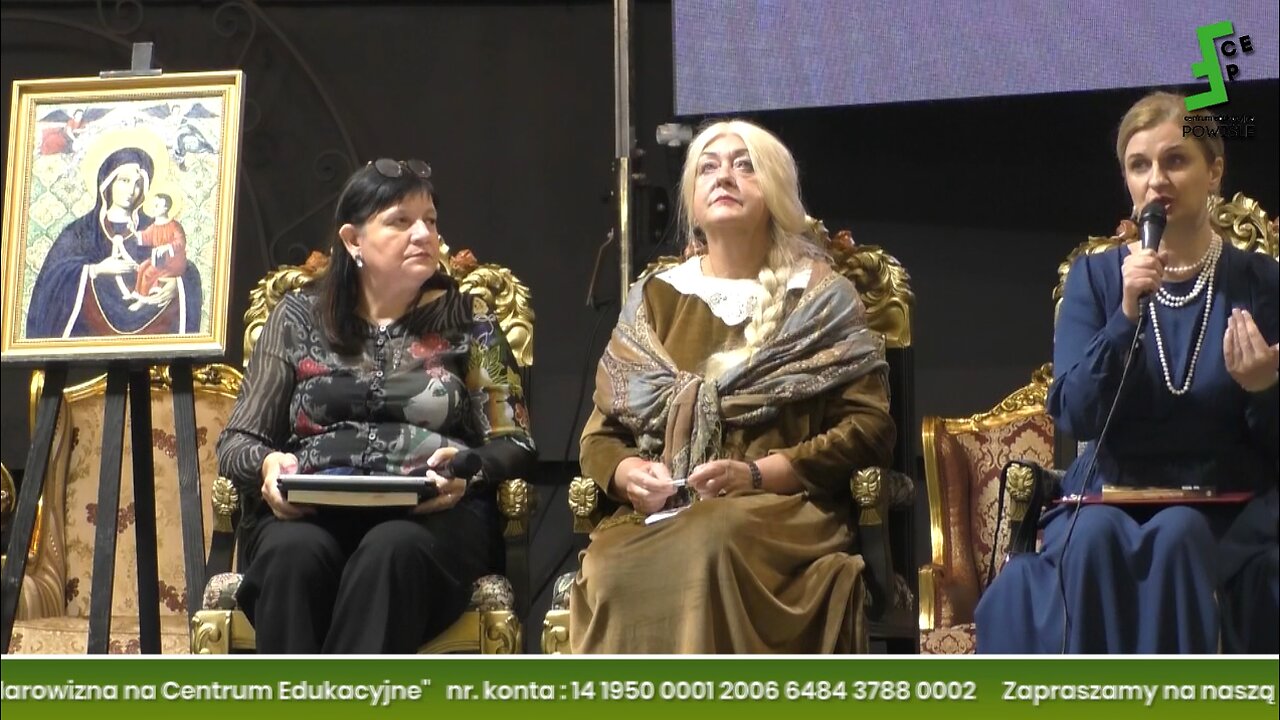 Panel: Kulińska, Trojanowska, Piwar Jak uniknąć zagłady Narodu Zjazd Tysiąclecia, Skaryszew 18.10.25