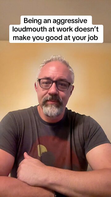 Being loud at work doesn’t mean your listened to.