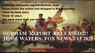 DURHAM REPORT RELEASED! - JESSE WATERS- FOX NEWS - 2 15 2025