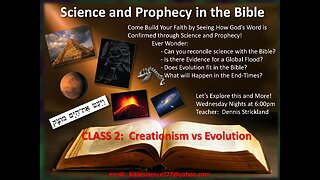 Class 2: Creationism vs Evolution