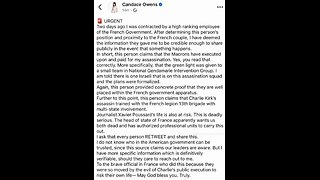 France Reportedly Has Paid For Candace Owens Assassination, Israeli Assassin Name Known