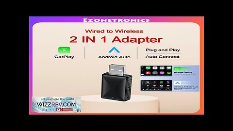 2in1 Wired to Wireless CarPlay Android Auto Adapter for OEM Car Stereo Review