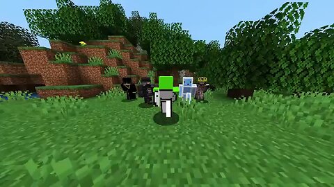 Minecraft Manhunt 1 vs 5 Pro minecraft Players (DaquavisMC)