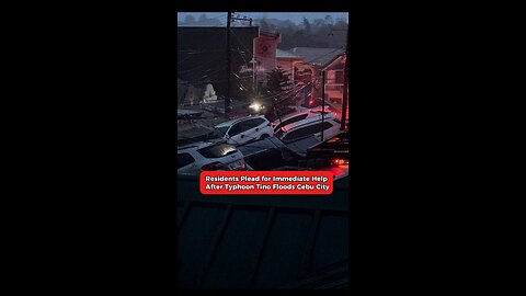 Flood in Cebu City after Typhoon Tino Landfall