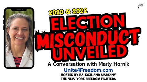 Election Misconduct Unveiled with Marly Hornik of Unite4Freedom dotcom