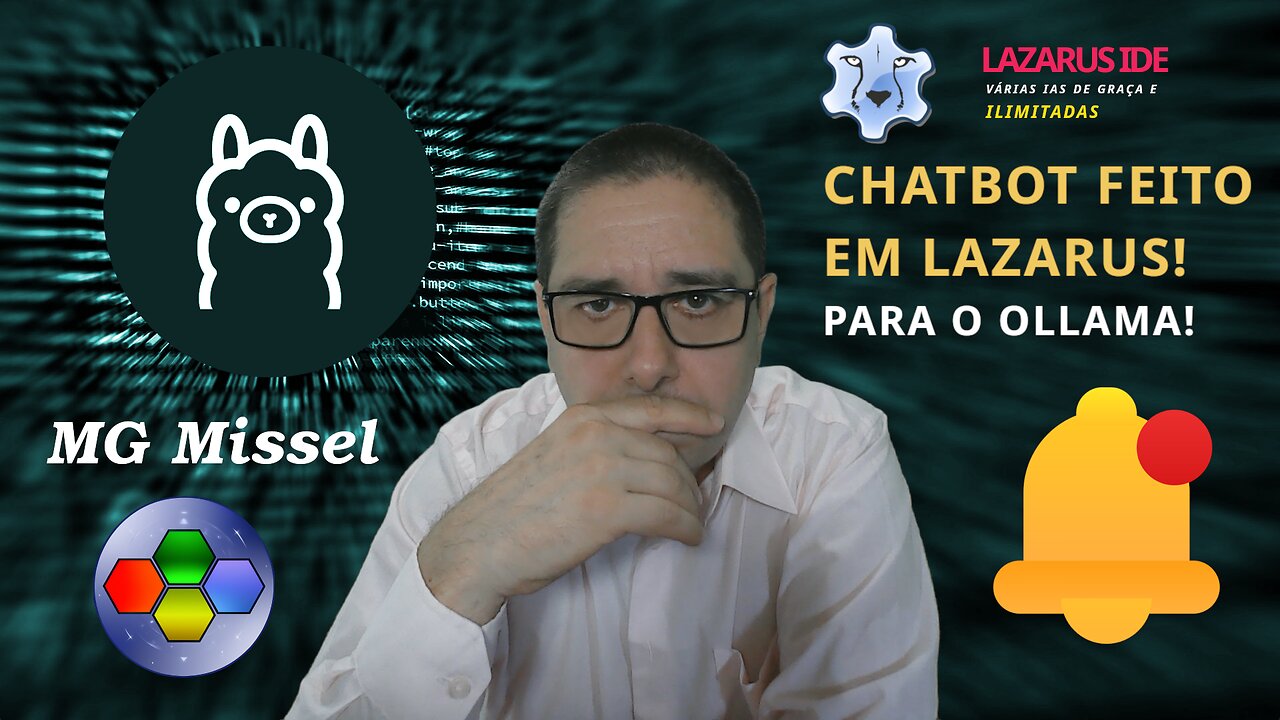 CHATBOT COM OLLAMA feito em LAZARUS IDE COM IAS DE GRAÇA E ILIMITADAS | SISTEMA DE NOTIFICAÇÕES