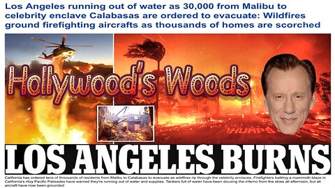 James Woods & LA Inferno: Insurance Companies Pull Back Wildfire Coverage in California 4 Months Ago