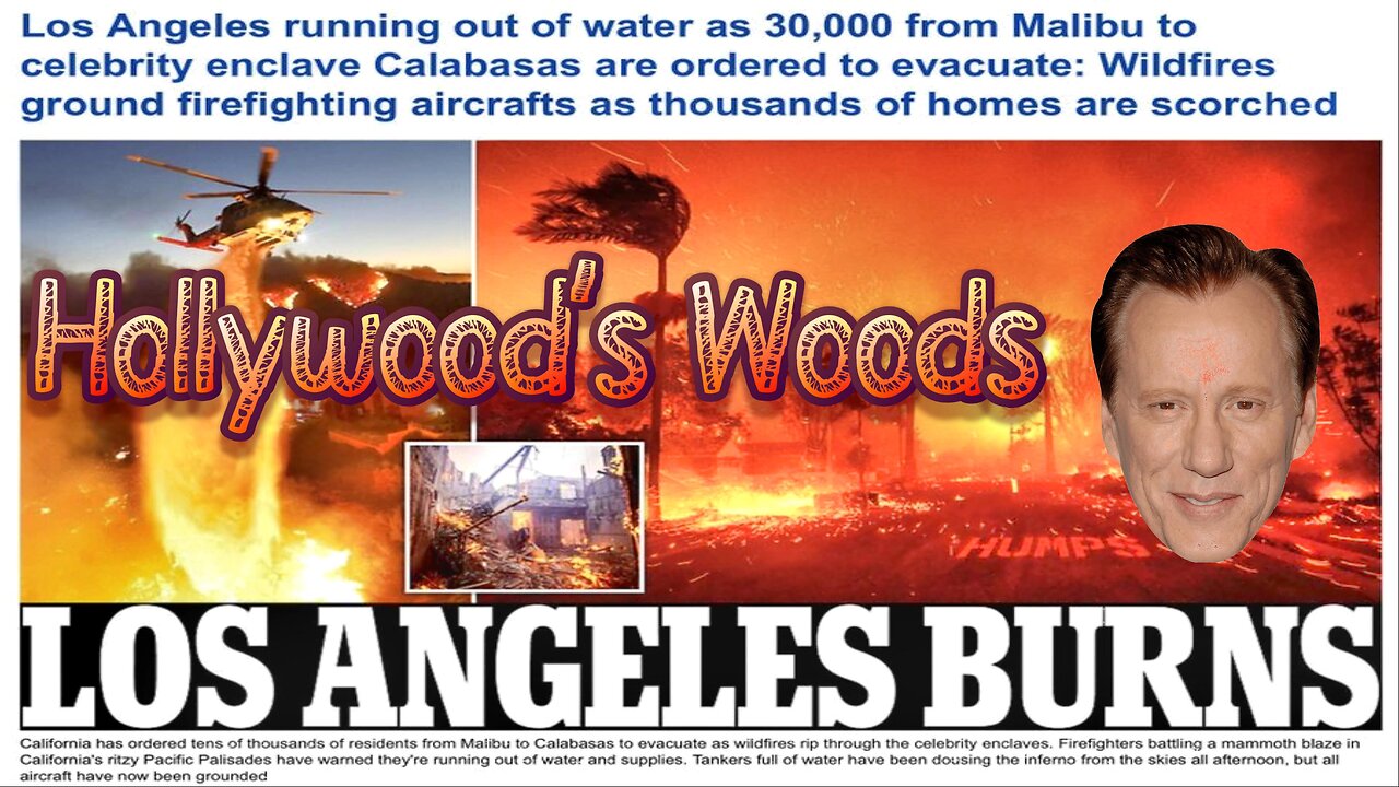 James Woods & LA Inferno: Insurance Companies Pull Back Wildfire Coverage in California 4 Months Ago