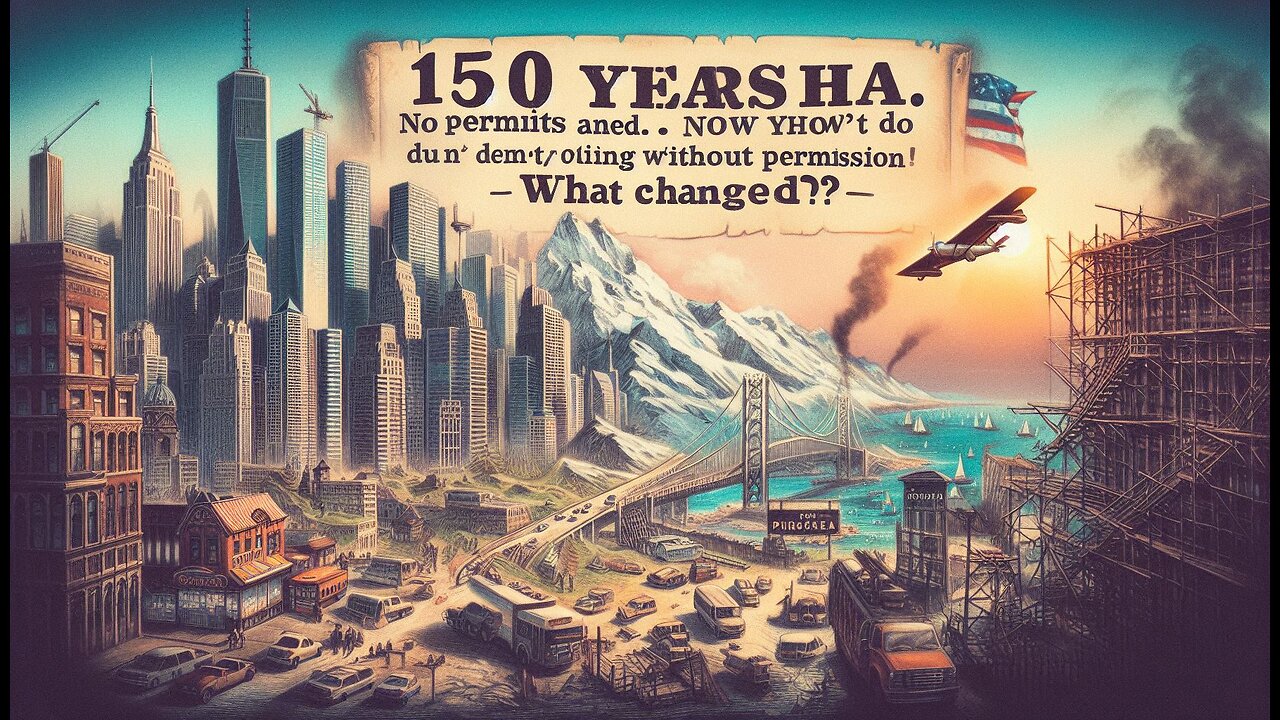 150 Years Ago, No Permits Needed, Now You Can’t Do Anything Without Permission! What Changed?