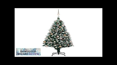 Artificial Christmas TreeXmas Pine Tree with 150 LEDs Easy Assembly Christmas Tree Review