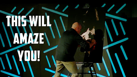 Speed Painter shocks the crowd during worship!