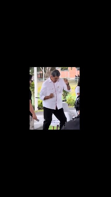 Venezuelan President Nicolás Maduro.... ain't dancing now....