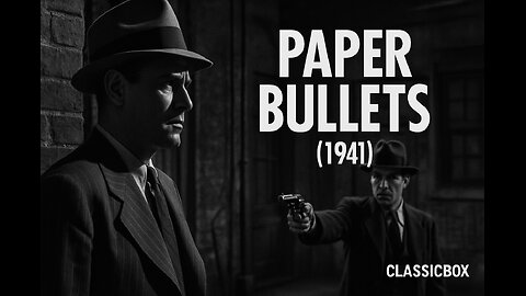PAPER BULLETS (1941) | Full Movie | Alan Ladd & Joan Woodbury | Classic Crime Drama Noir | ClassicBox