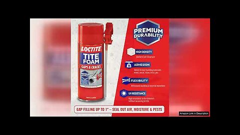 Loctite Tite Foam Gaps & Cracks Spray Foam Sealant, Polyurethane Expanding Foam Review