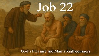 Job 22 Explained, KJV, Rightly Dividing — God’s Pleasure and Man’s Righteousness | Bible Study