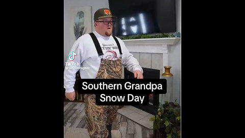 Southern Grandpa Snow ❄️ Day ☃️ Play & Laughter🤣 Ignite JOY 💟 & HEALing❤️‍🩹