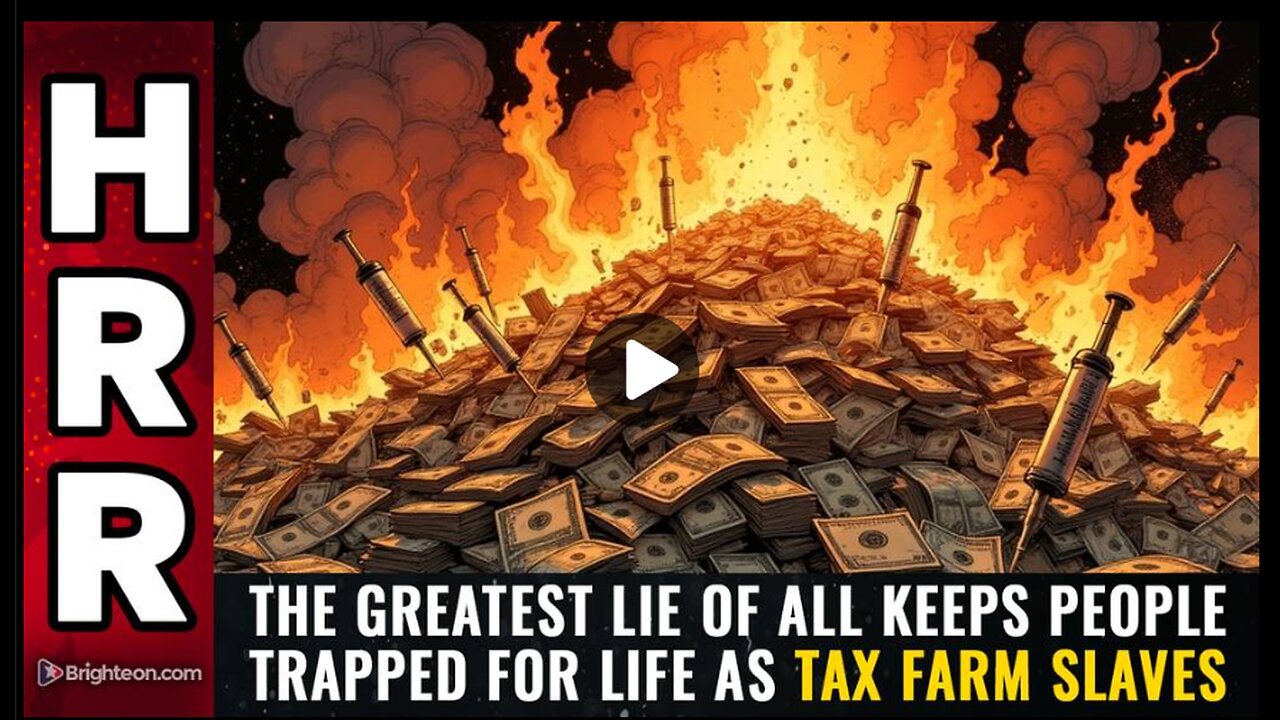 The GREATEST LIE OF ALL keeps people trapped for life as TAX FARM SLAVES