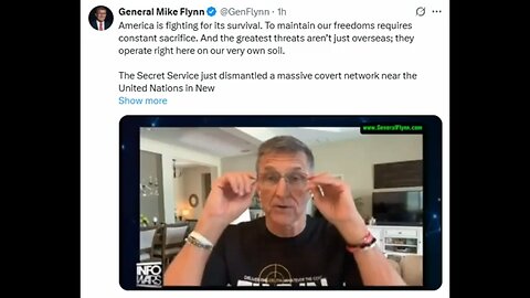 General Flynn on Deep State and Brass Meeting this Tuesday