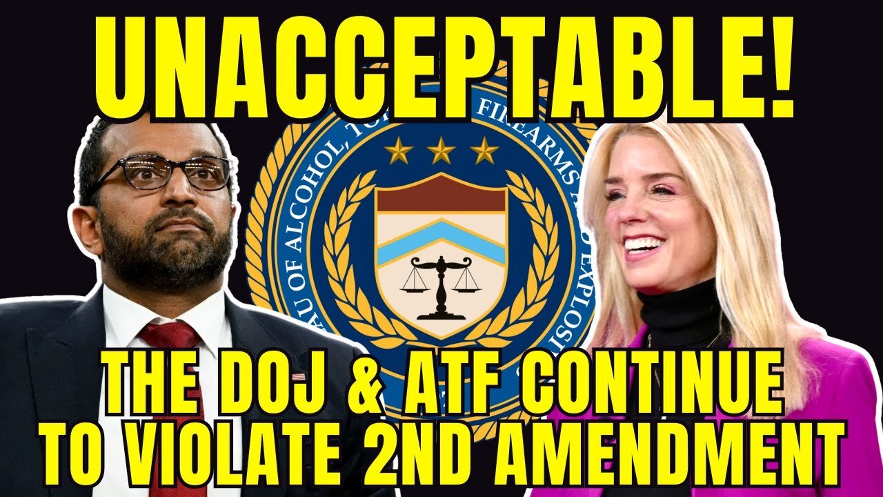 ⚠️ UNACCEPTABLE ⚠️ Pam Bondi & Kash Patel's Agencies Violating Court Order and 2nd Amendment! | Guns & Gadgets 2nd Amendment News